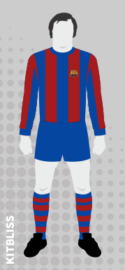 Barcelona 1974-75 home