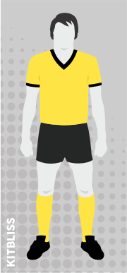 Borussia Dortmund 1965-66 (version 2), 1967-68 (version 2) and 1968-69 home