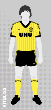 Borussia Dortmund 1981-83 (version 2) home