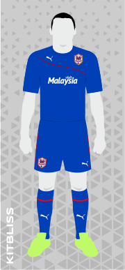 Cardiff City 2013-14 blue alternate
