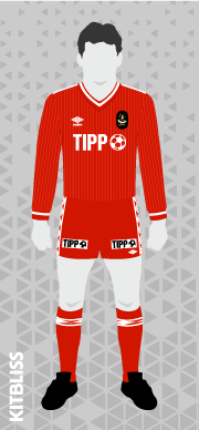 Lillestrøm 1985-86 away