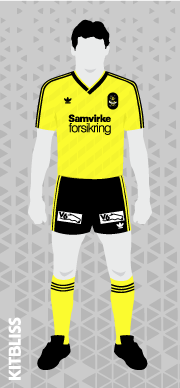 Lillestrøm 1987-88 home