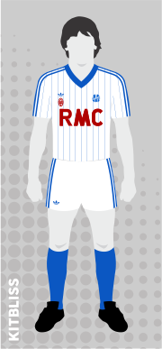 Olympique de Marseille 1983-84 away