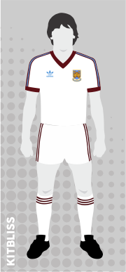 West Ham United 1980-82 away