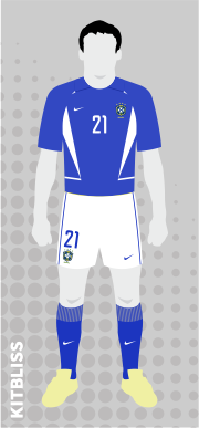 Brazil 2002 World Cup away