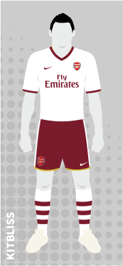 Arsenal 2007-08 away / 2008-09 third