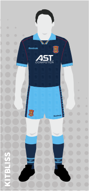 Aston Villa 1995-96 away / 1996-97 third