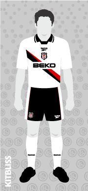 Besiktas 1999-2000 away