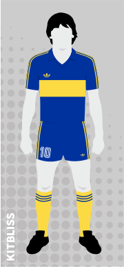 Boca Juniors 1984 home