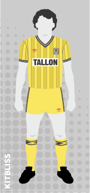 Coventry City 1983-86 away