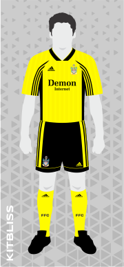 Fulham 1998-99 away