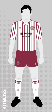 Heart of Midlothian 1988-90 away