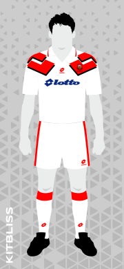 Linfield circa 1993-94 away