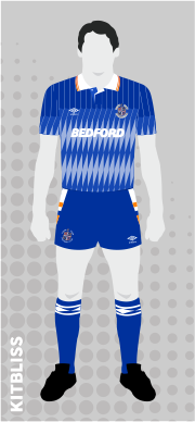 Luton Town 1989-90 away