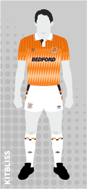 Luton Town 1989-90 third