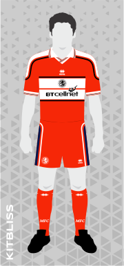 Middlesbrough 2000-01 home
