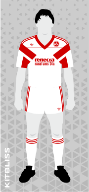 Nürnberg 1990-91 away