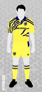 Preston North End 1992-93 away