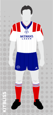 Rangers 1992-93 away