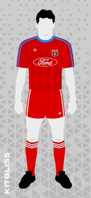 Steaua Bucharest 1988-89 home