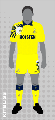 Tottenham Hotspur 1991-94 away, 1994-95 third