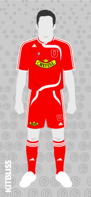 Club Universidad de Chile 2007 away