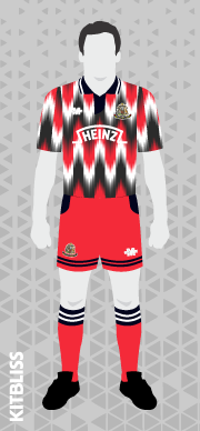 Wigan Athletic away 1993-94