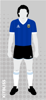 Argentina 1986-89 away
