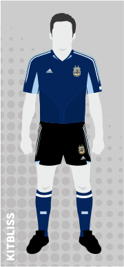 Argentina 2004-05 away