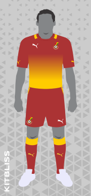 Ghana 2013 away