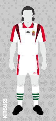 Hungary 1998 away