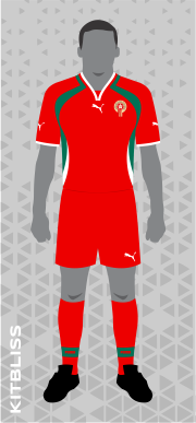 Morocco 2000-01 away