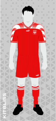Poland 1996 away