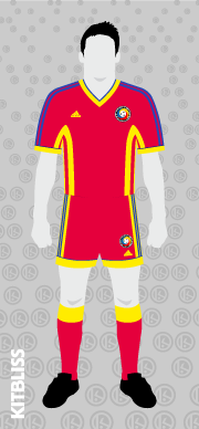 Romania 1998 away
