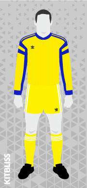 Romania 1990-91 home variation 2