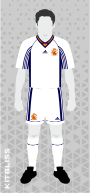 Spain 1998-99 away