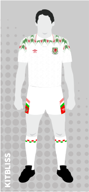 Wales 1990-93 away