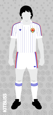 Yugoslavia 1982-84 home short sleeve
