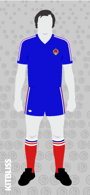 Yugoslavia 1974 World Cup home variation