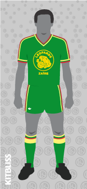 Zaire 1974 World Cup away
