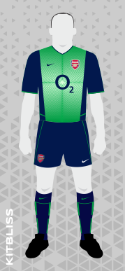 Arsenal fantasy away kit, 2002-03